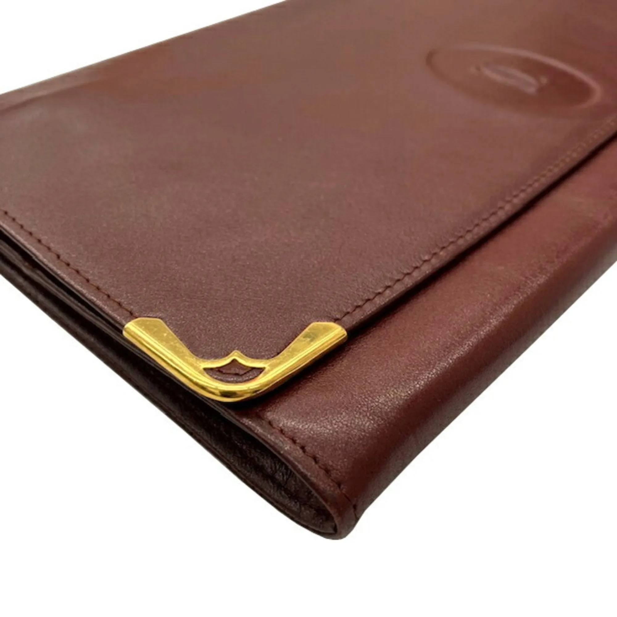 Cartier Leather Clutch Bag (Pre-Owned)