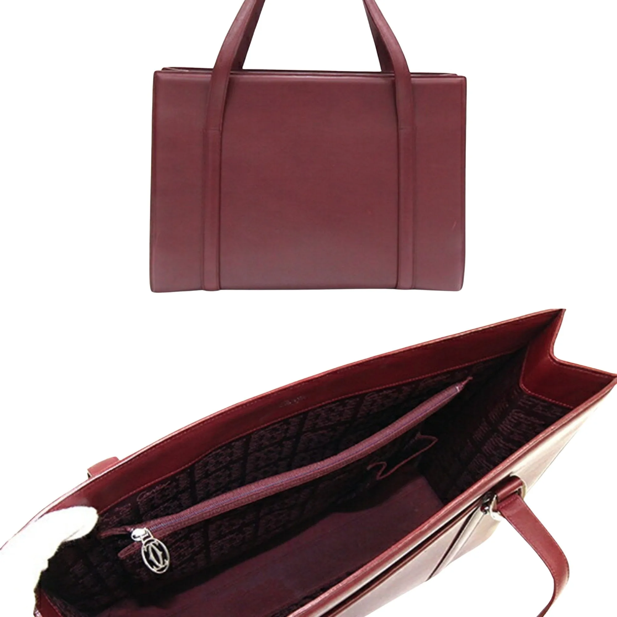 Cartier Leather Tote Bag (Pre-Owned)