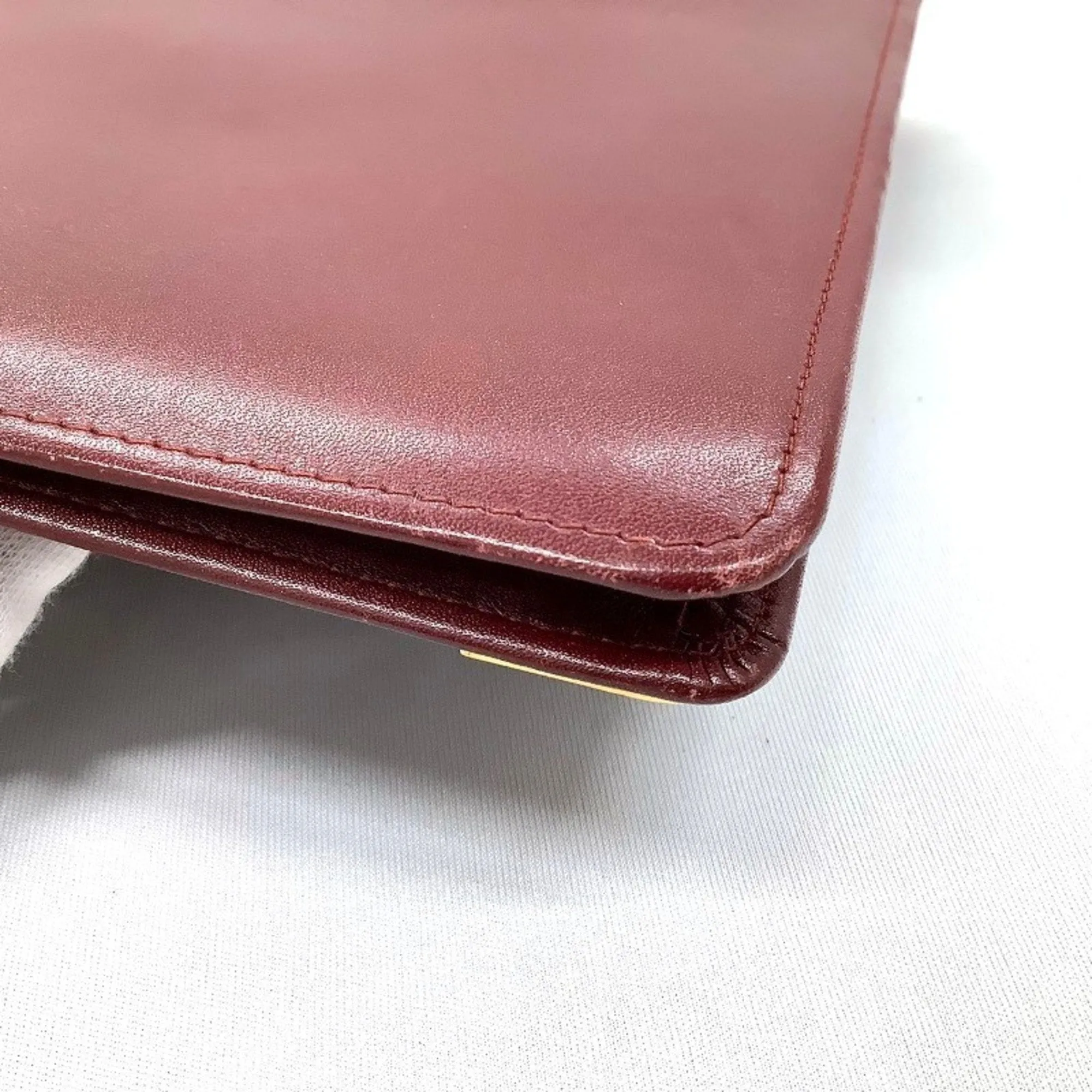 Cartier Must Leather Clutch Bag (Pre-Owned)