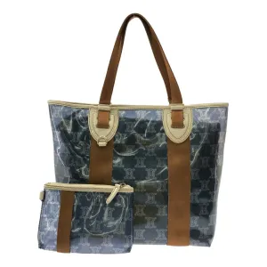 Celine blue Canvas Tote Bag (Pre-Owned)