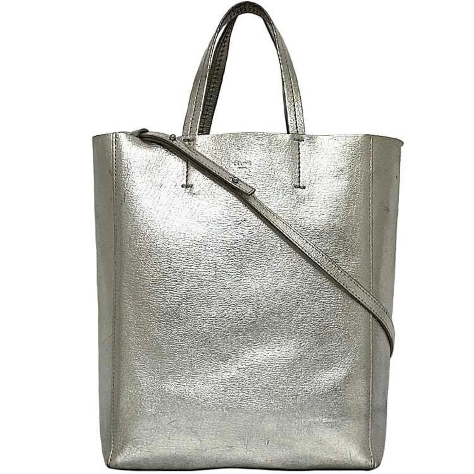 Celine Leather Handbag Tote Bag (Pre-Owned)