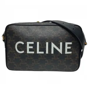Celine Medium Leather Messenger Bag