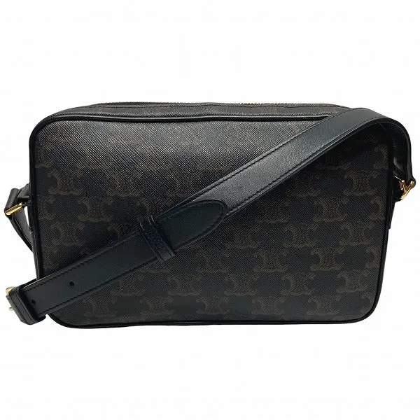 Celine Medium Leather Messenger Bag