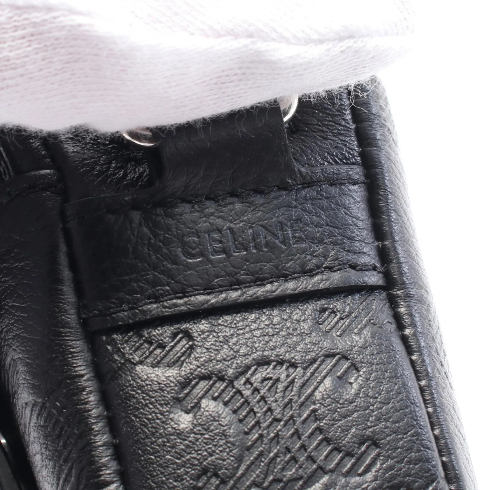 Celine Mini Camera Bag Leather Black
