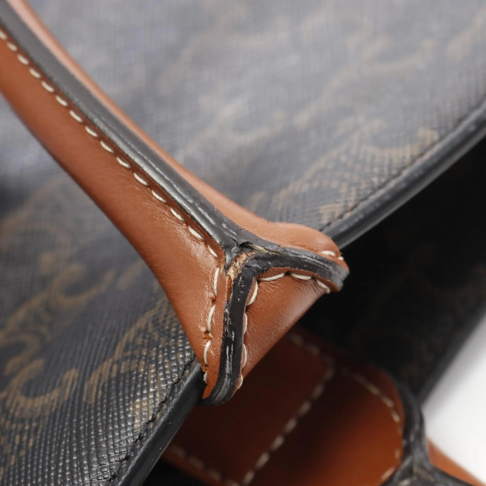 Celine Small Vertical Cabas Triomphe Tote Bag