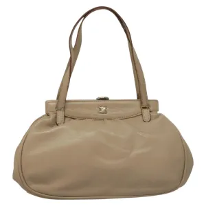 Celine Triomphe Leather Handbag (Pre-Owned)