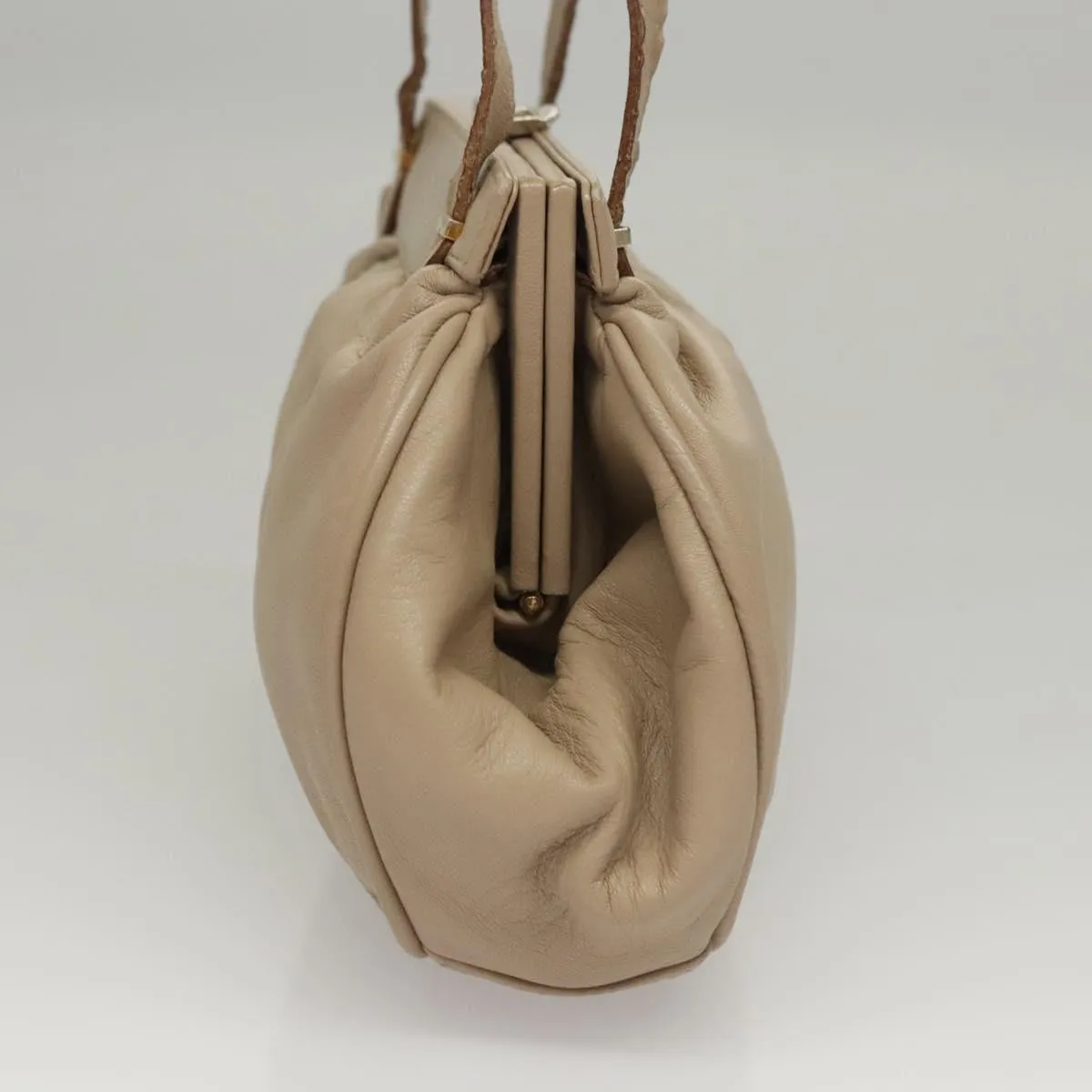 Celine Triomphe Leather Handbag (Pre-Owned)