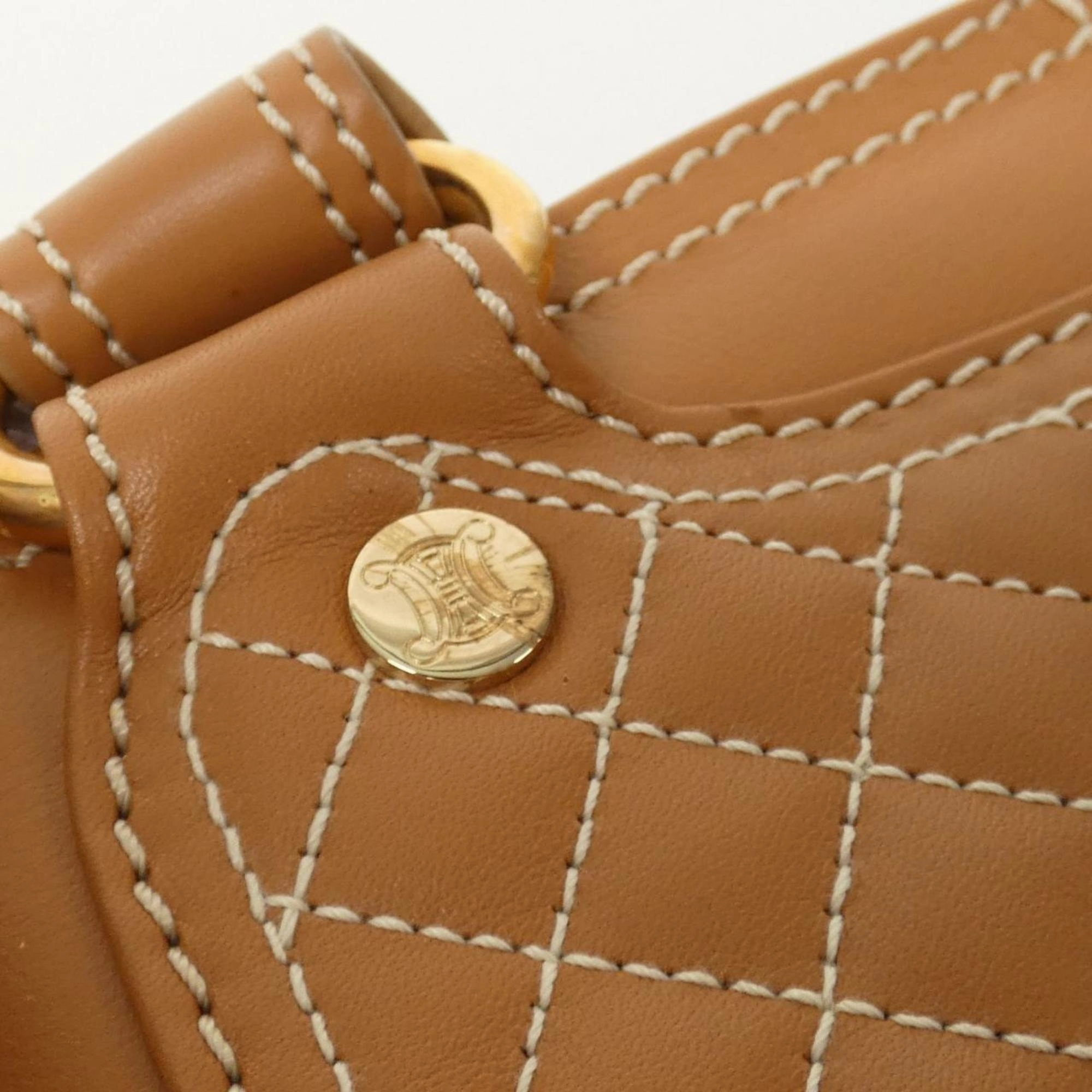 Celine Boogie Leather Handbag (Pre-Owned)
