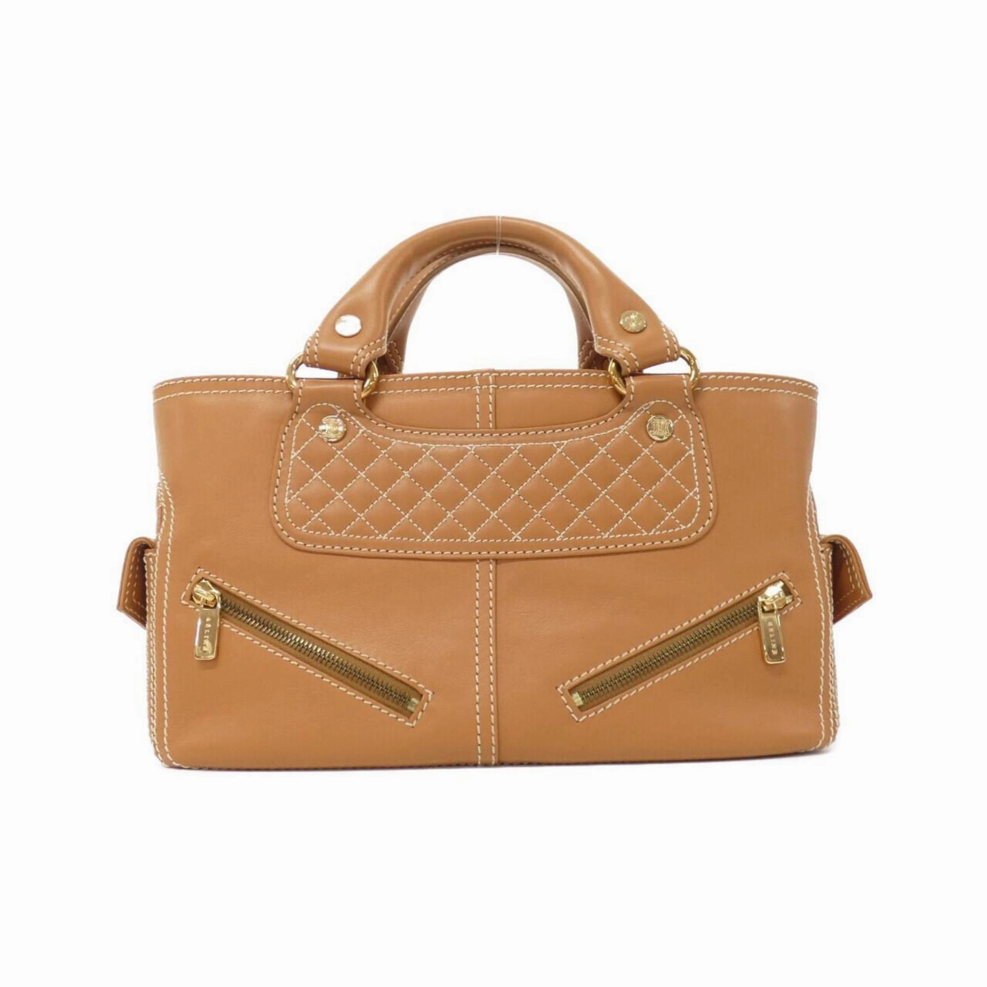 Celine Boogie Leather Handbag (Pre-Owned)