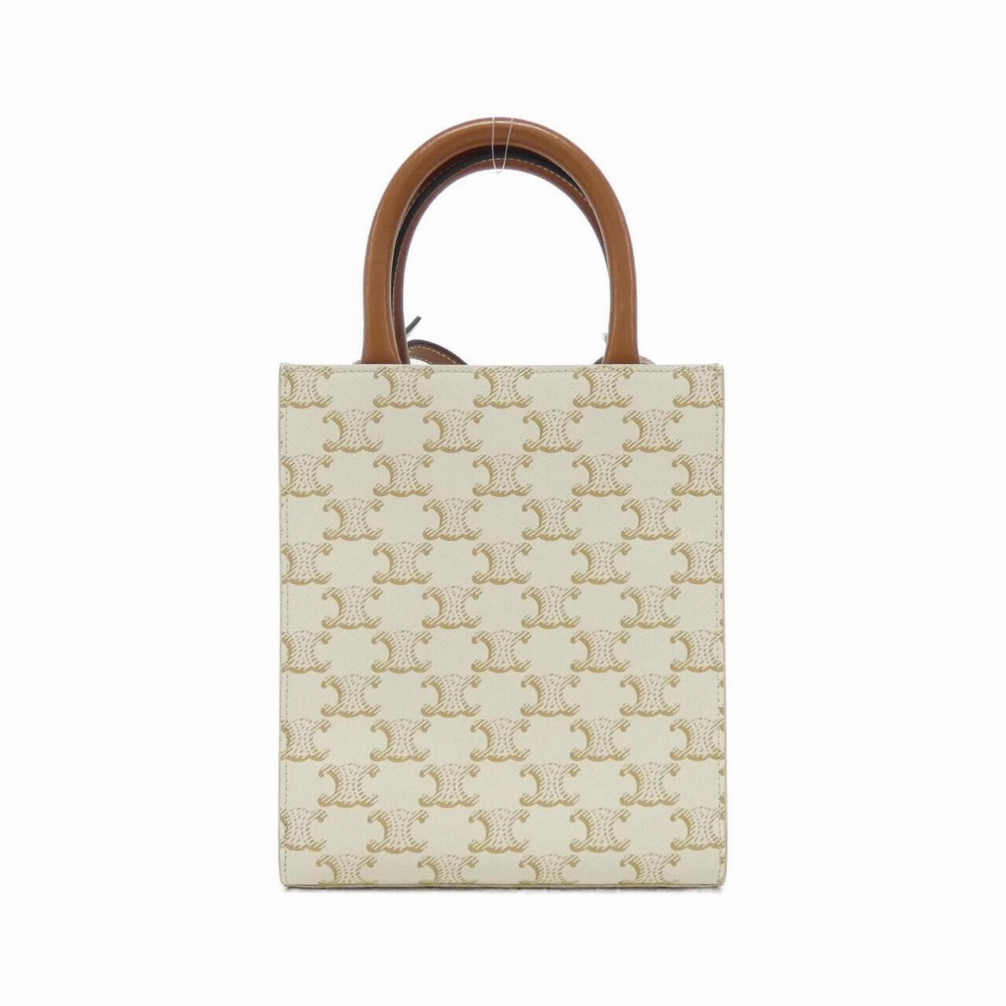 Celine Cabas Leather Handbag (Pre-Owned)