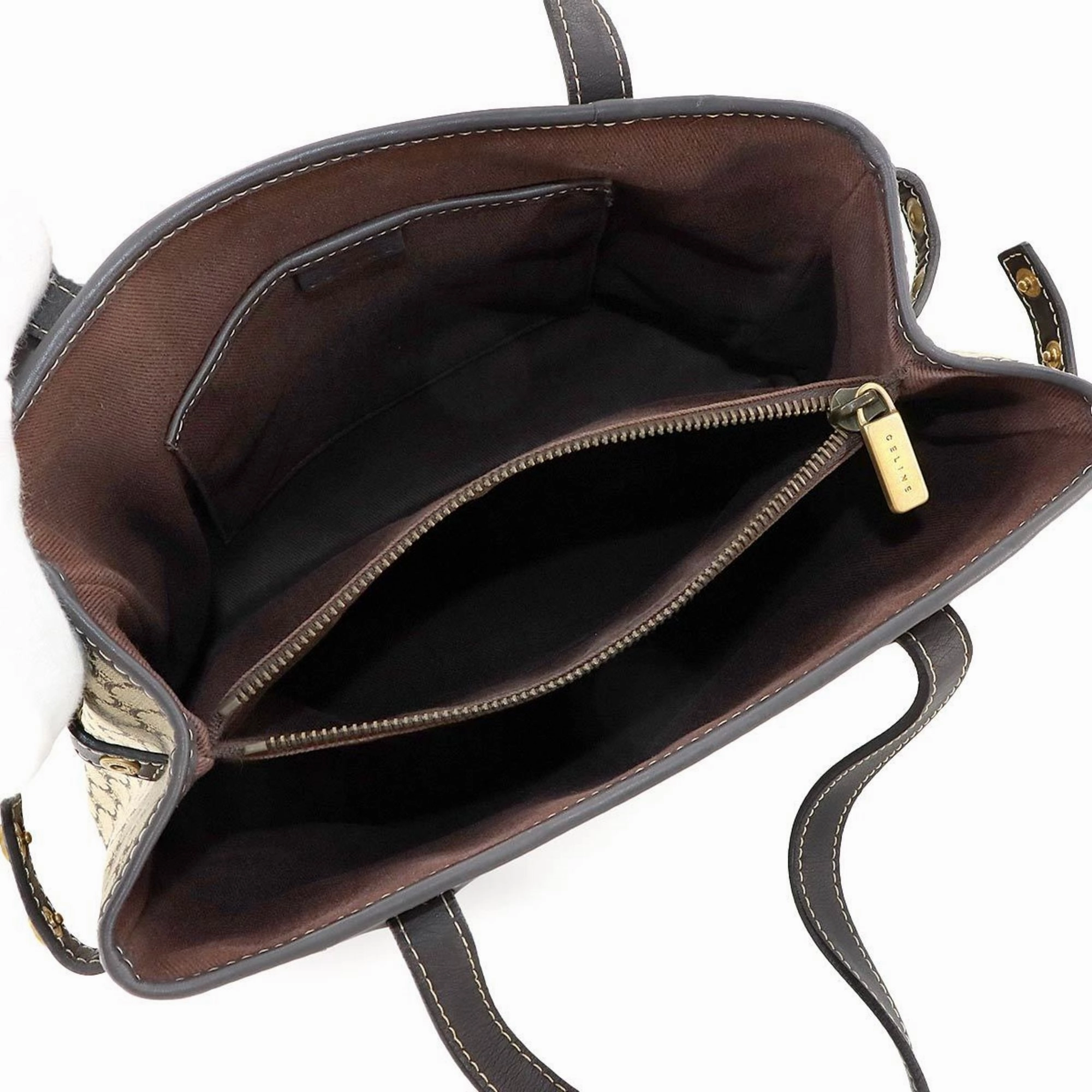 Celine  Canvas Leather Handbag (Pre-Owned)