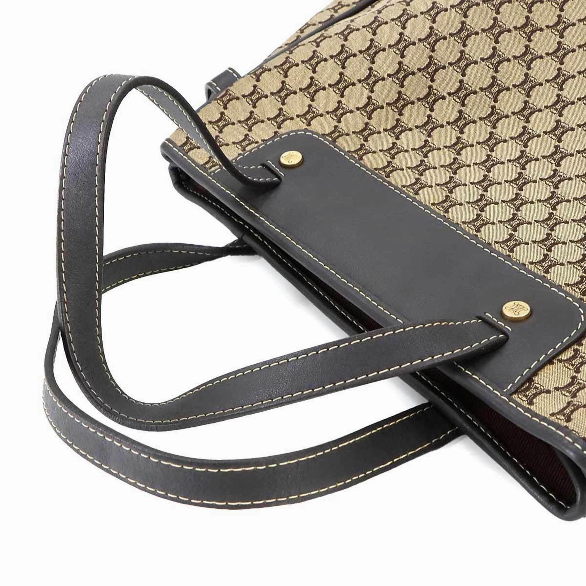 Celine  Canvas Leather Handbag (Pre-Owned)