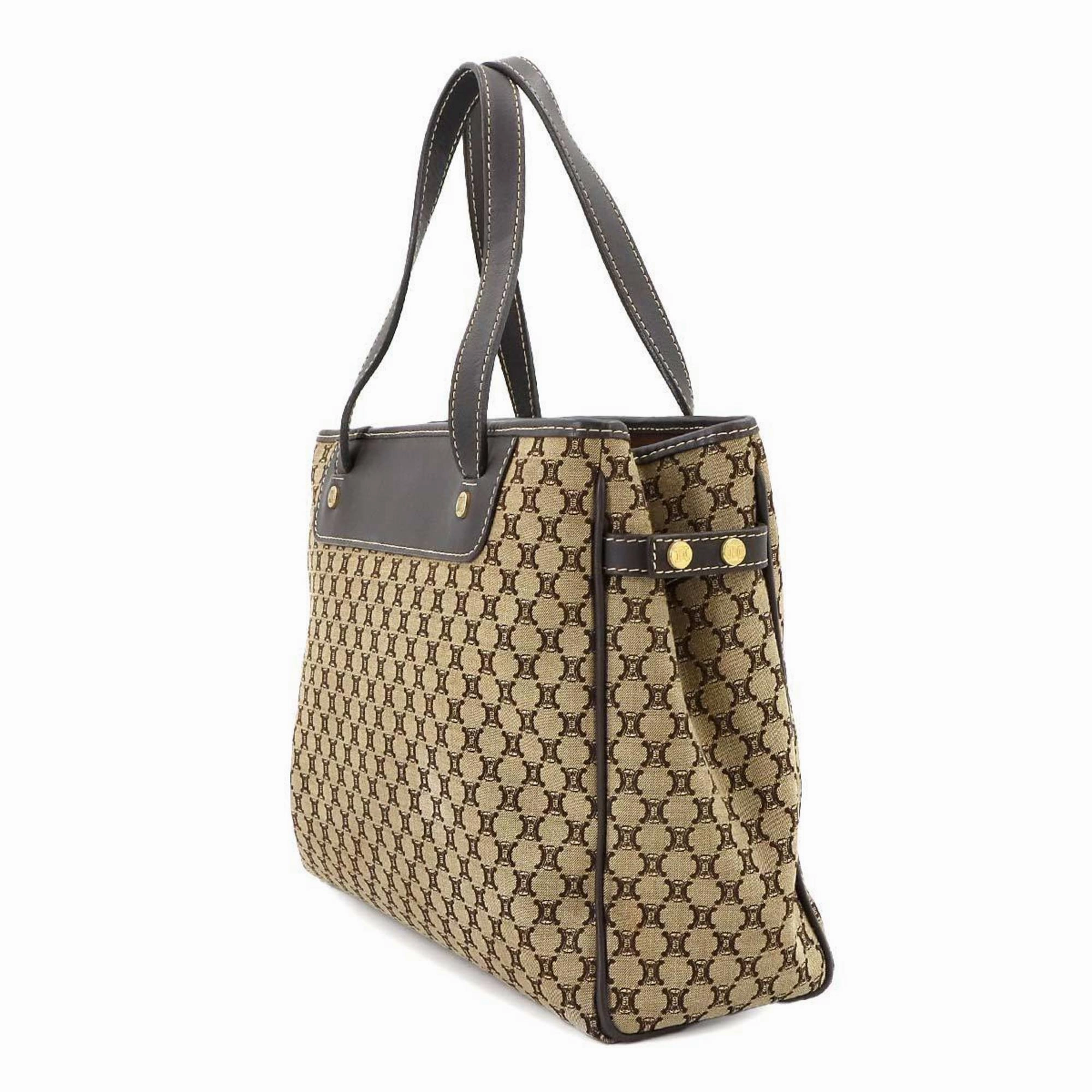 Celine  Canvas Leather Handbag (Pre-Owned)