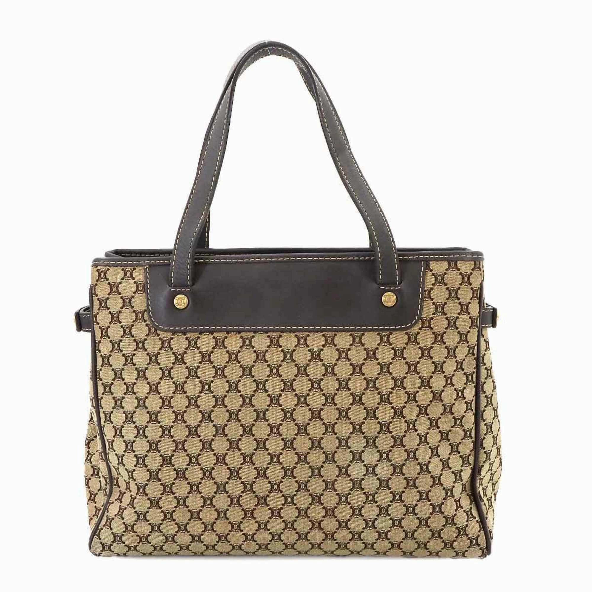 Celine  Canvas Leather Handbag (Pre-Owned)