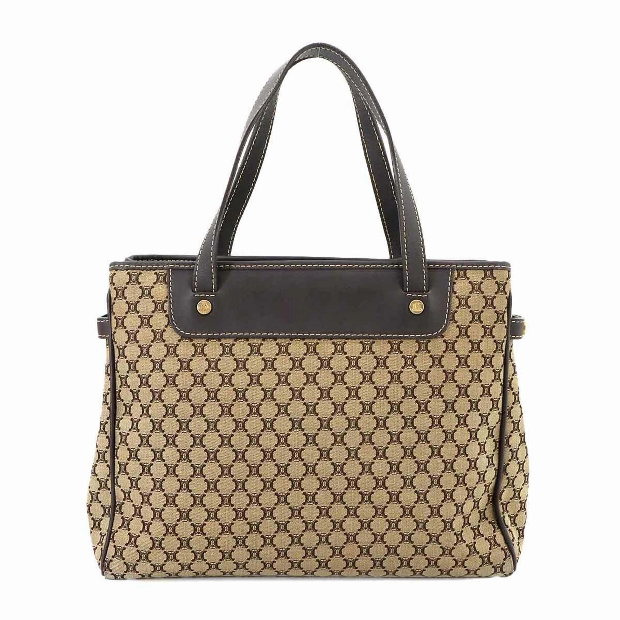 Celine  Canvas Leather Handbag (Pre-Owned)