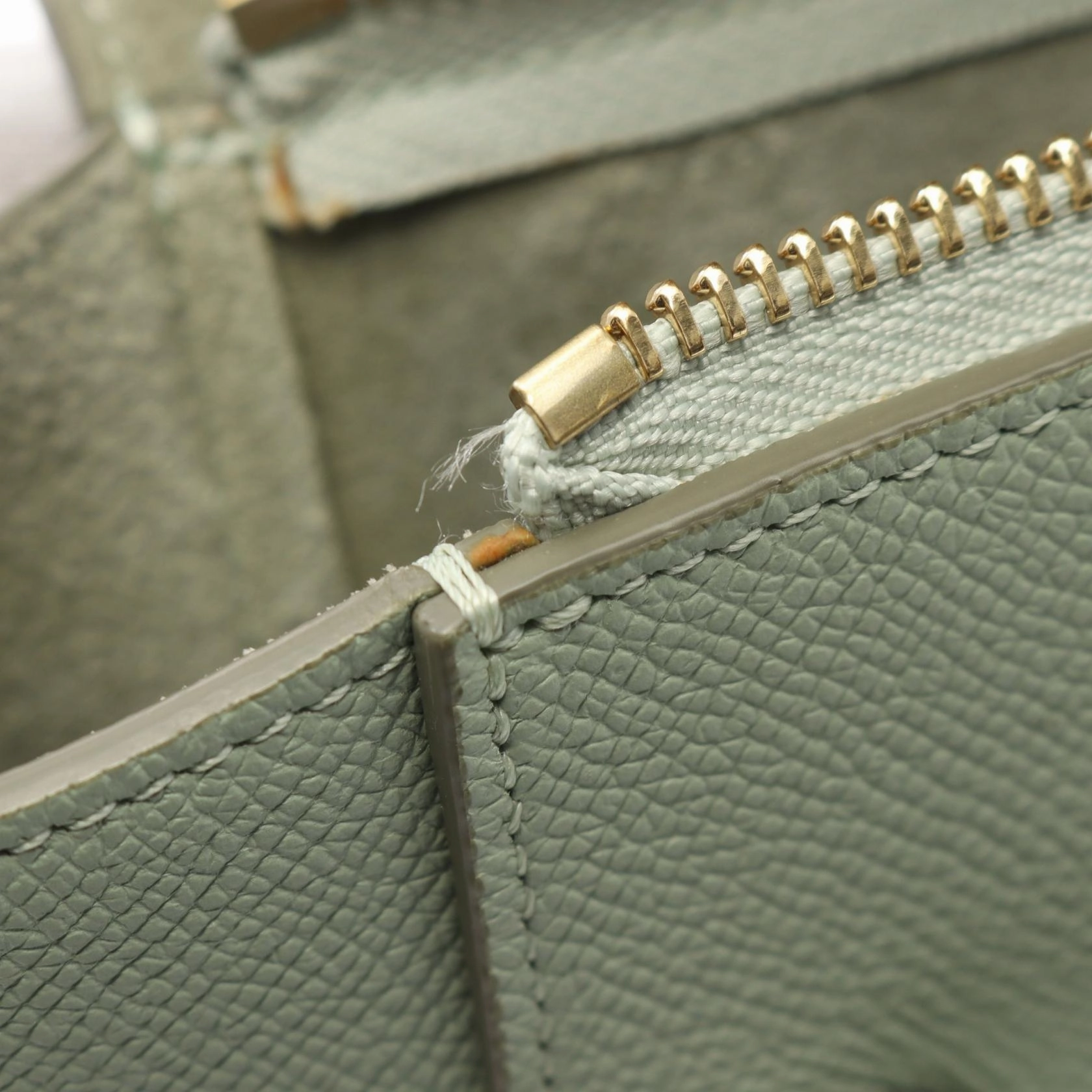 Celine Leather Belt Bag Nano Handbag Green