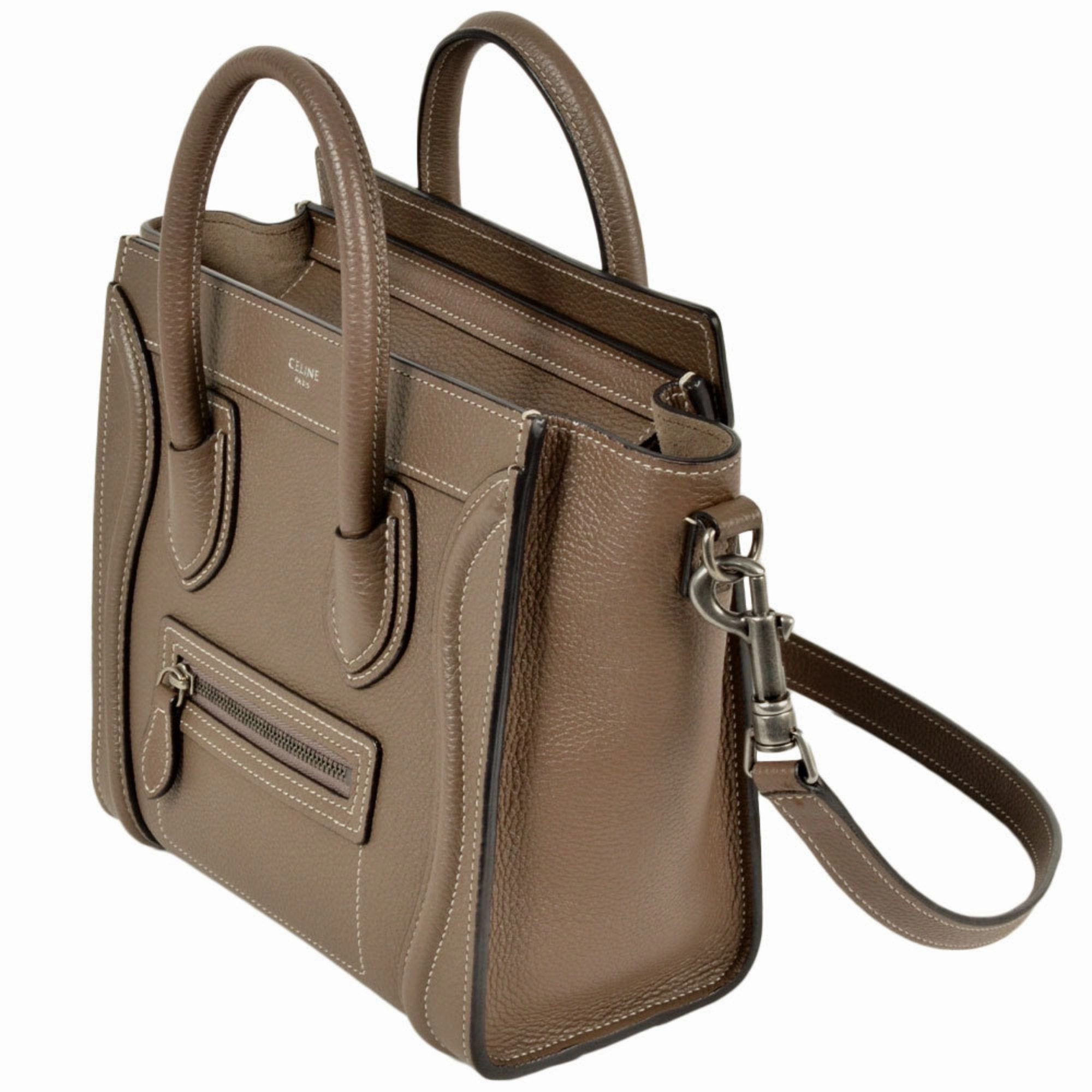 Celine Leather Handbag (Pre-Owned)