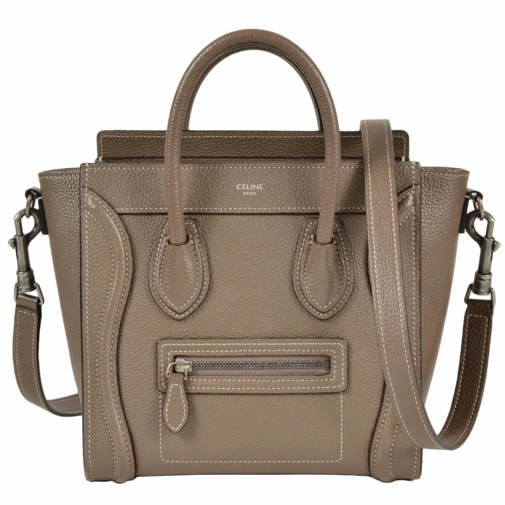 Celine Leather Handbag (Pre-Owned)