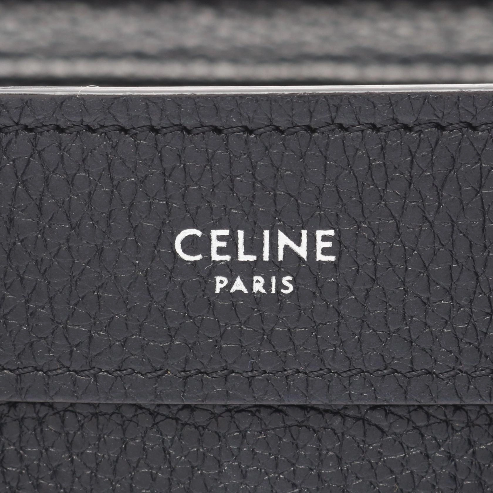 Celine Luggage Nano Shopper Leather Handbag