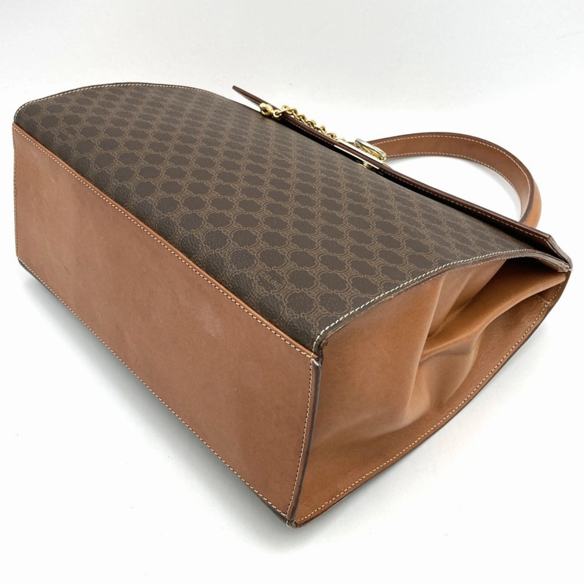 Celine Macadam Pvc Leather Handbag (Pre-Owned)