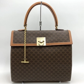 Celine Macadam Pvc Leather Handbag (Pre-Owned)