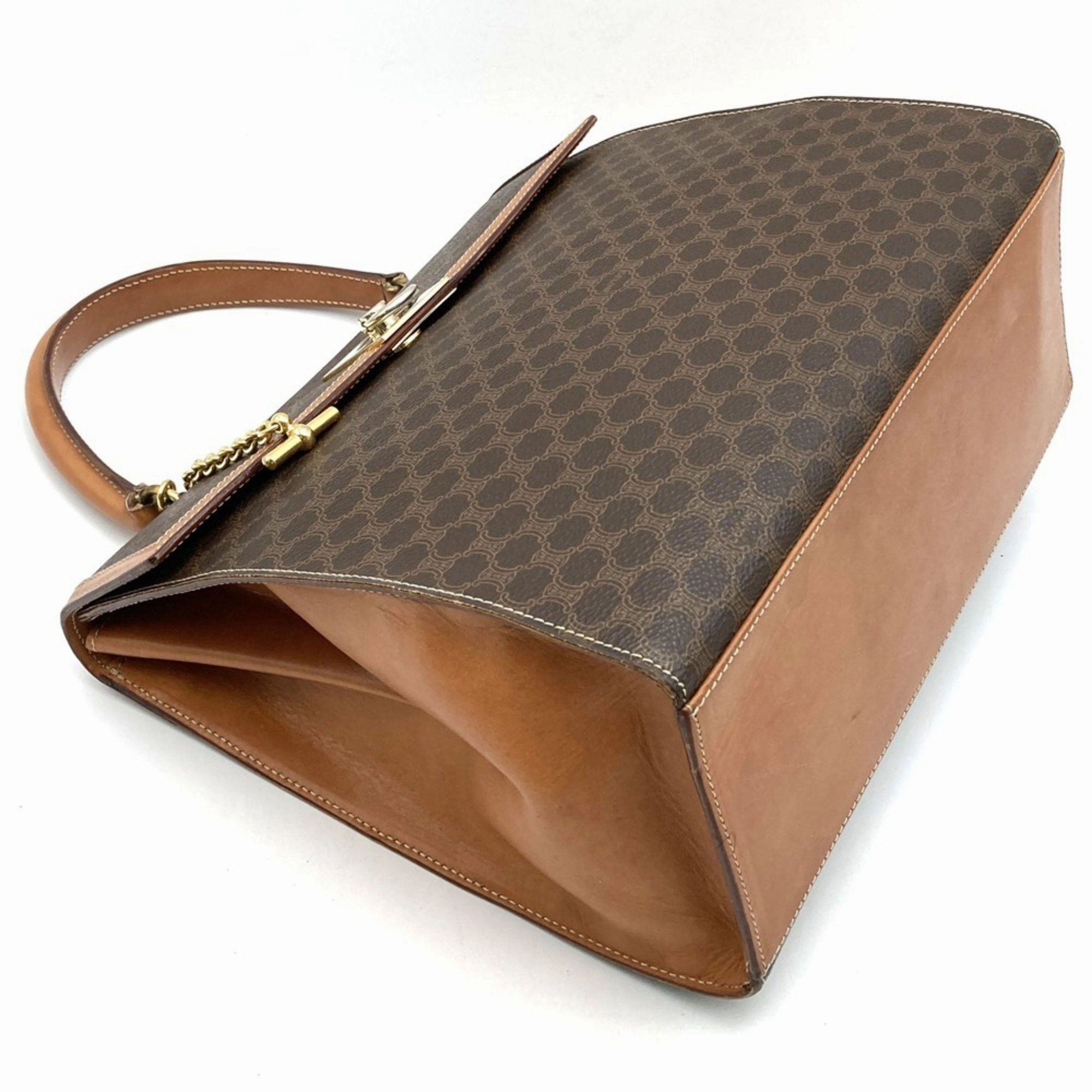 Celine Macadam Pvc Leather Handbag (Pre-Owned)