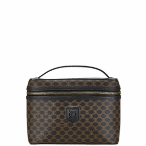 Celine  Pvc Leather Handbag Vanity Bag (Pre-Owned)