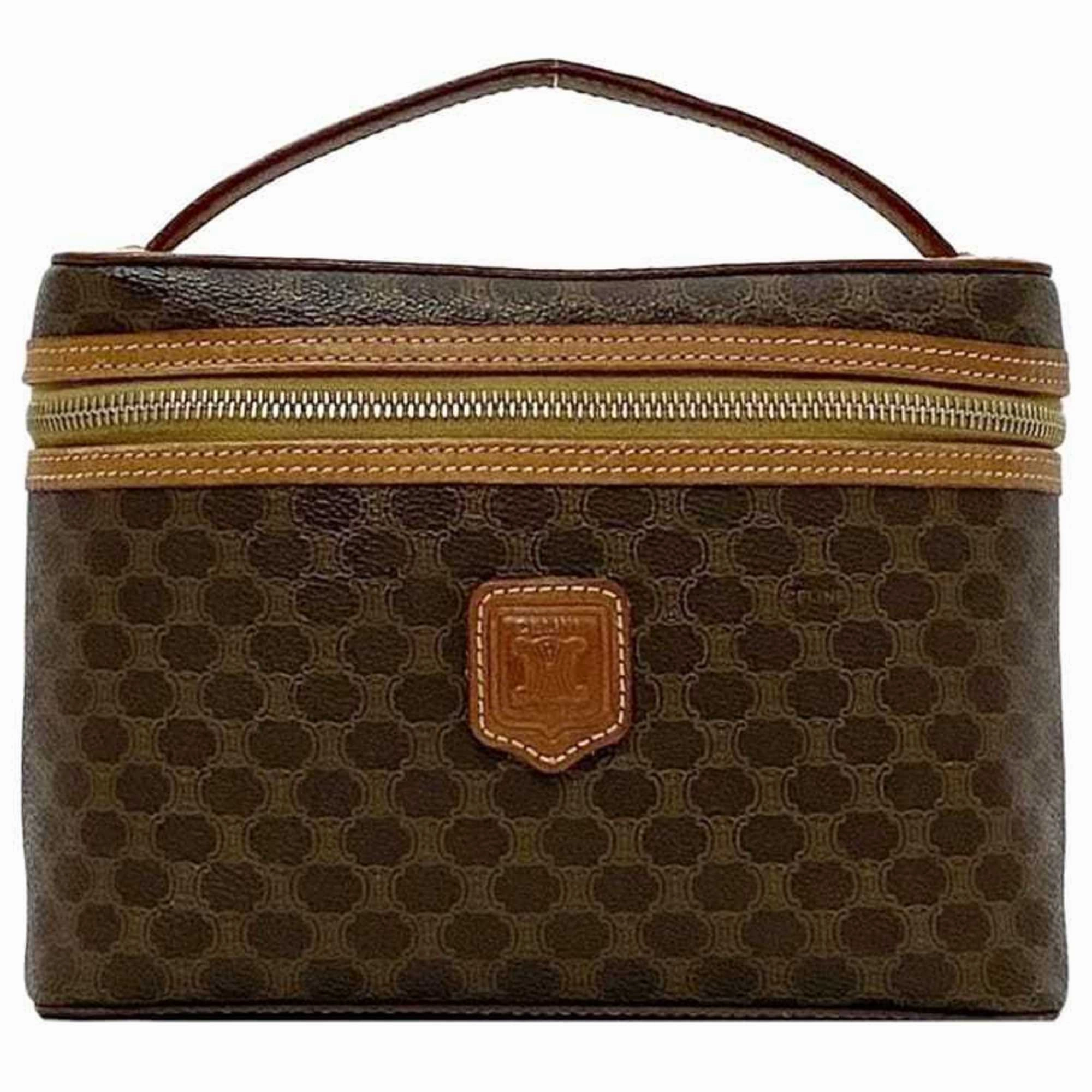 Celine  Pvc Leather Handbag Vanity Bag (Pre-Owned)