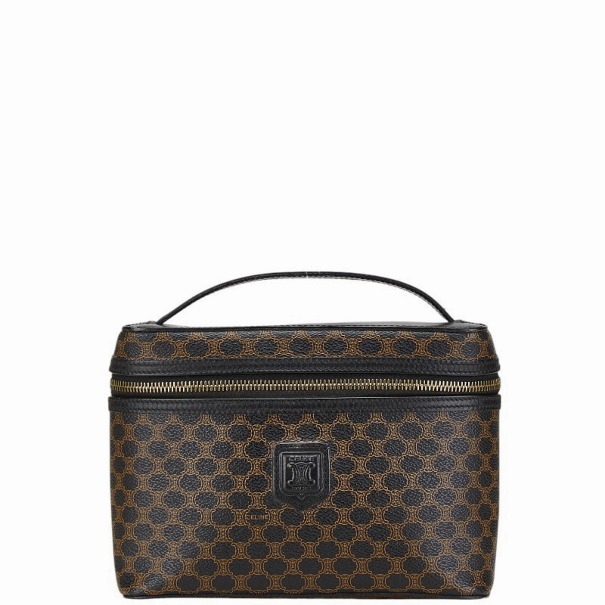 Celine  Pvc Leather Handbag Vanity Bag (Pre-Owned)