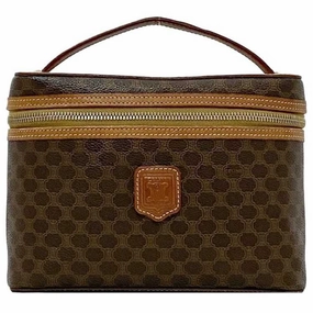 Celine  Pvc Leather Handbag Vanity Bag (Pre-Owned)