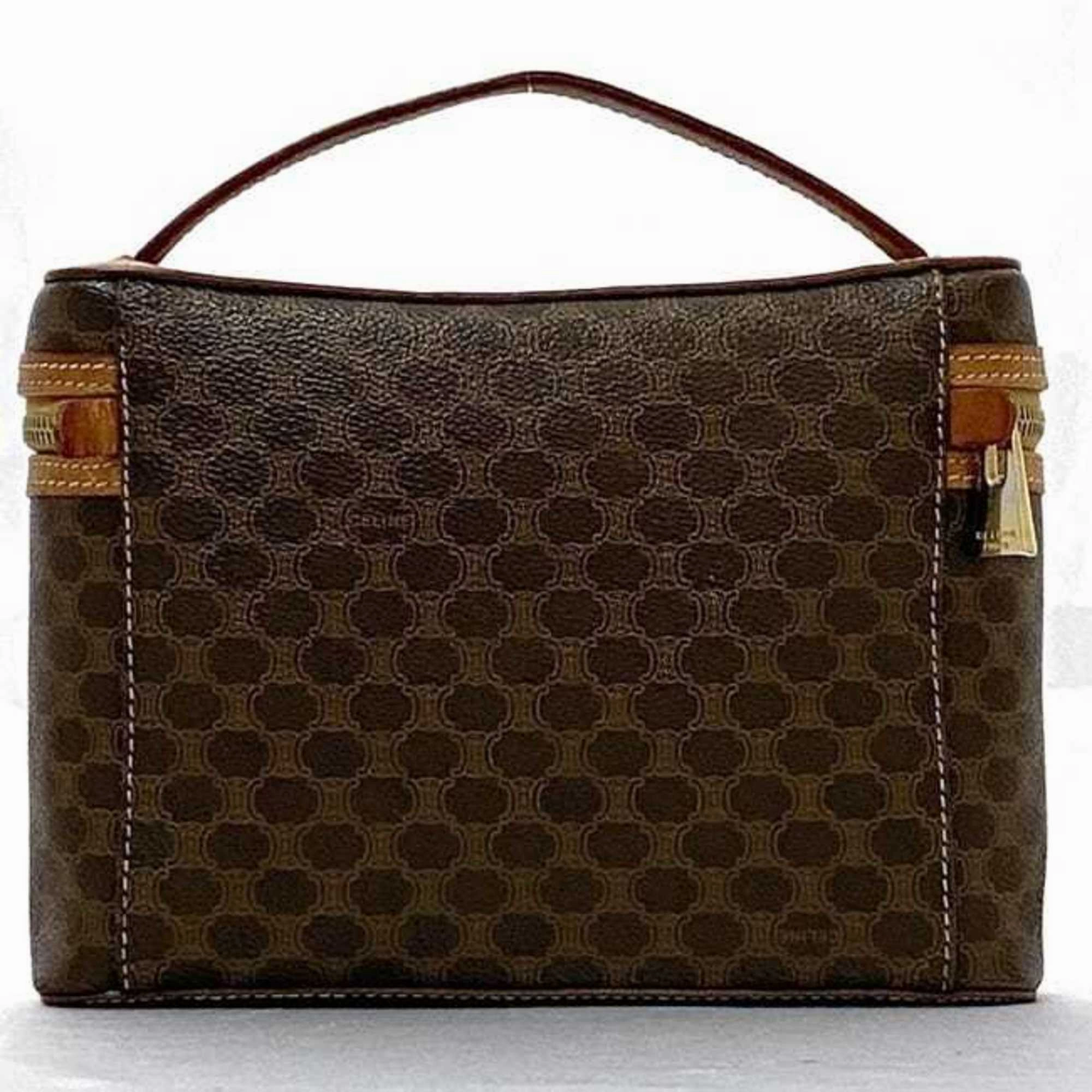 Celine  Pvc Leather Handbag Vanity Bag (Pre-Owned)