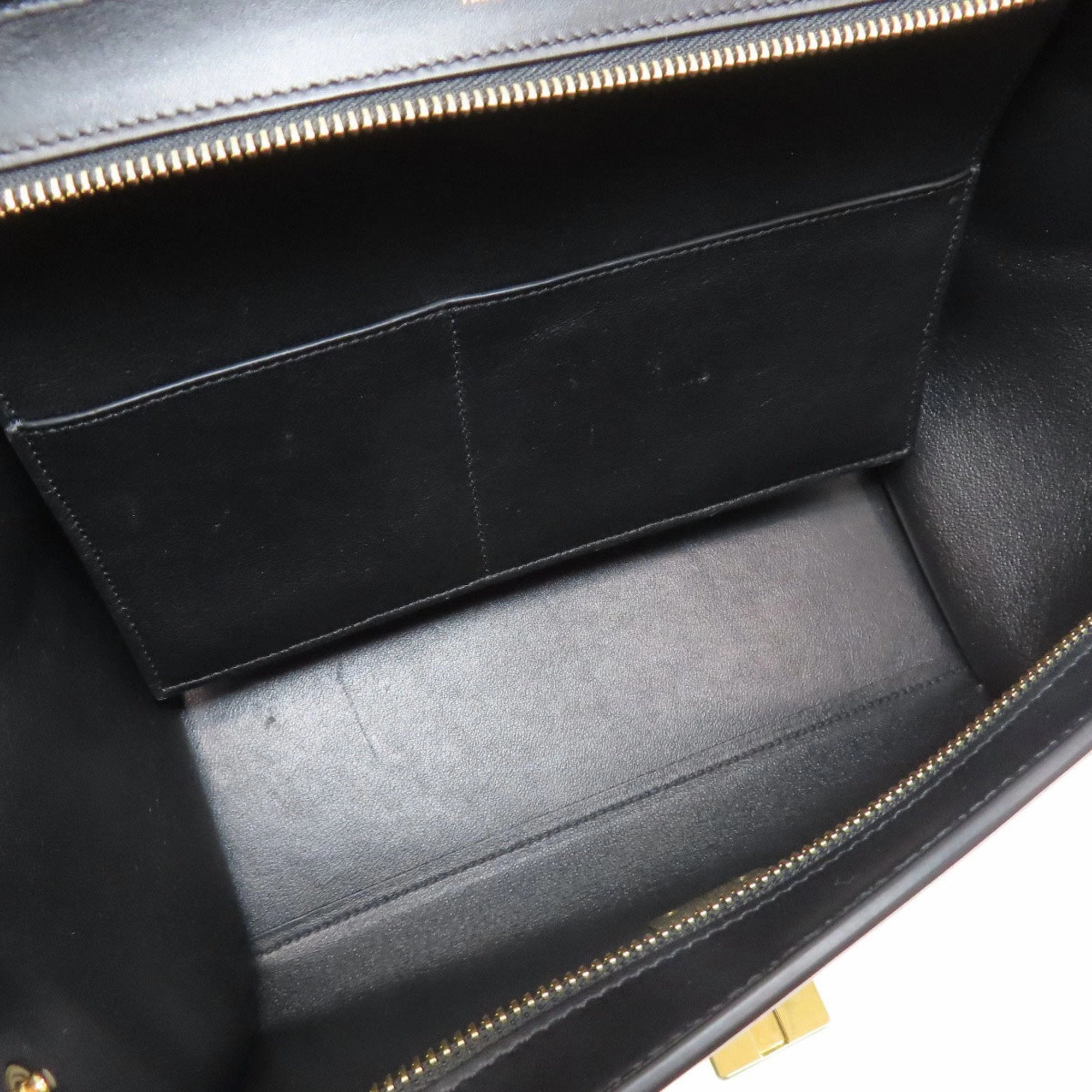Celine Trapeze blue Leather Handbag (Pre-Owned)