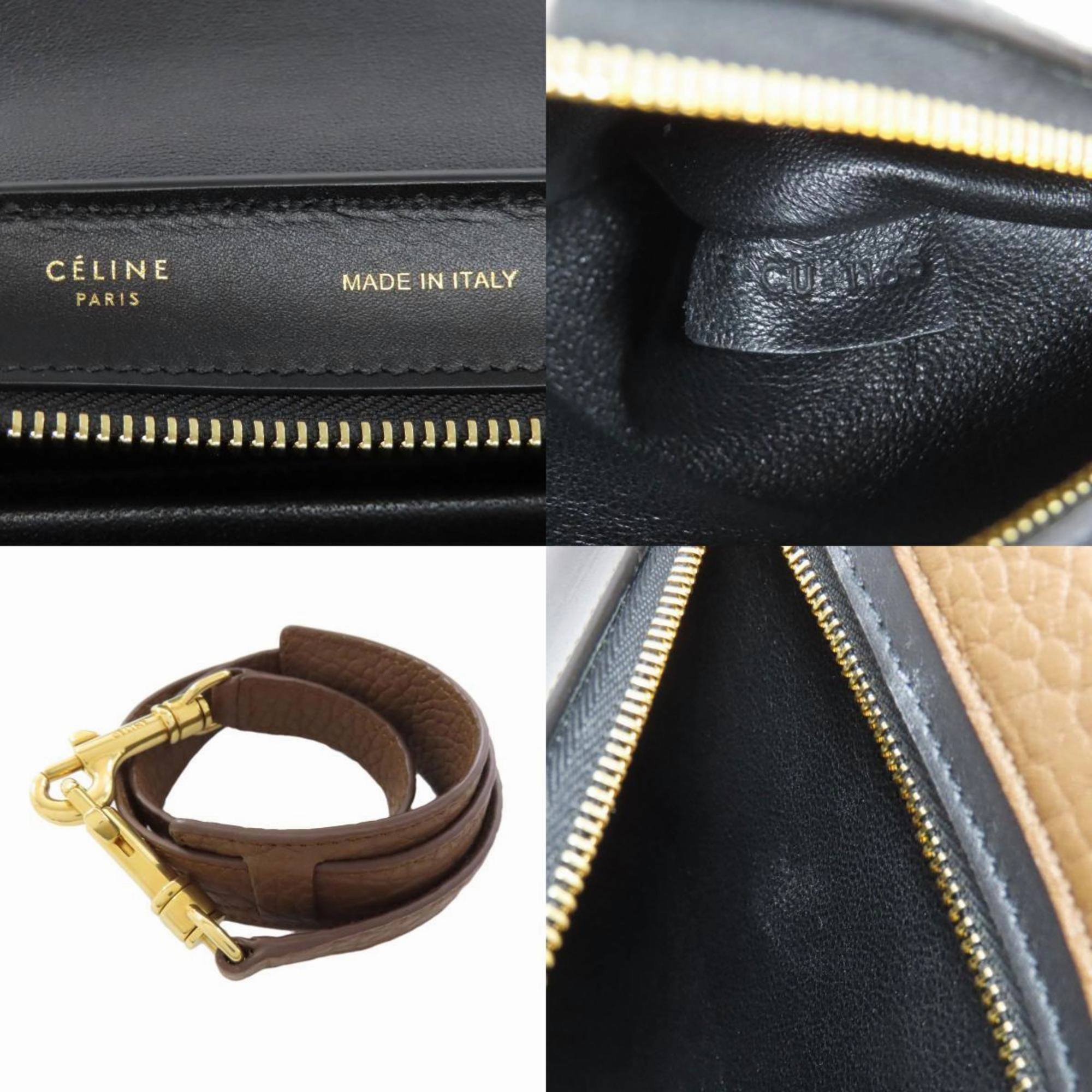 Celine Trapeze blue Leather Handbag (Pre-Owned)