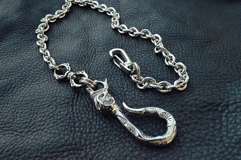 Chains for Pants Skull Wallet Chain Wallet Chains Men's Biker Wallet Chain Chain for Pants