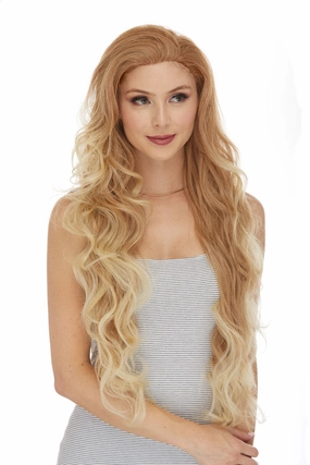 Champagne <br>Synthetic Lace Front Wig
