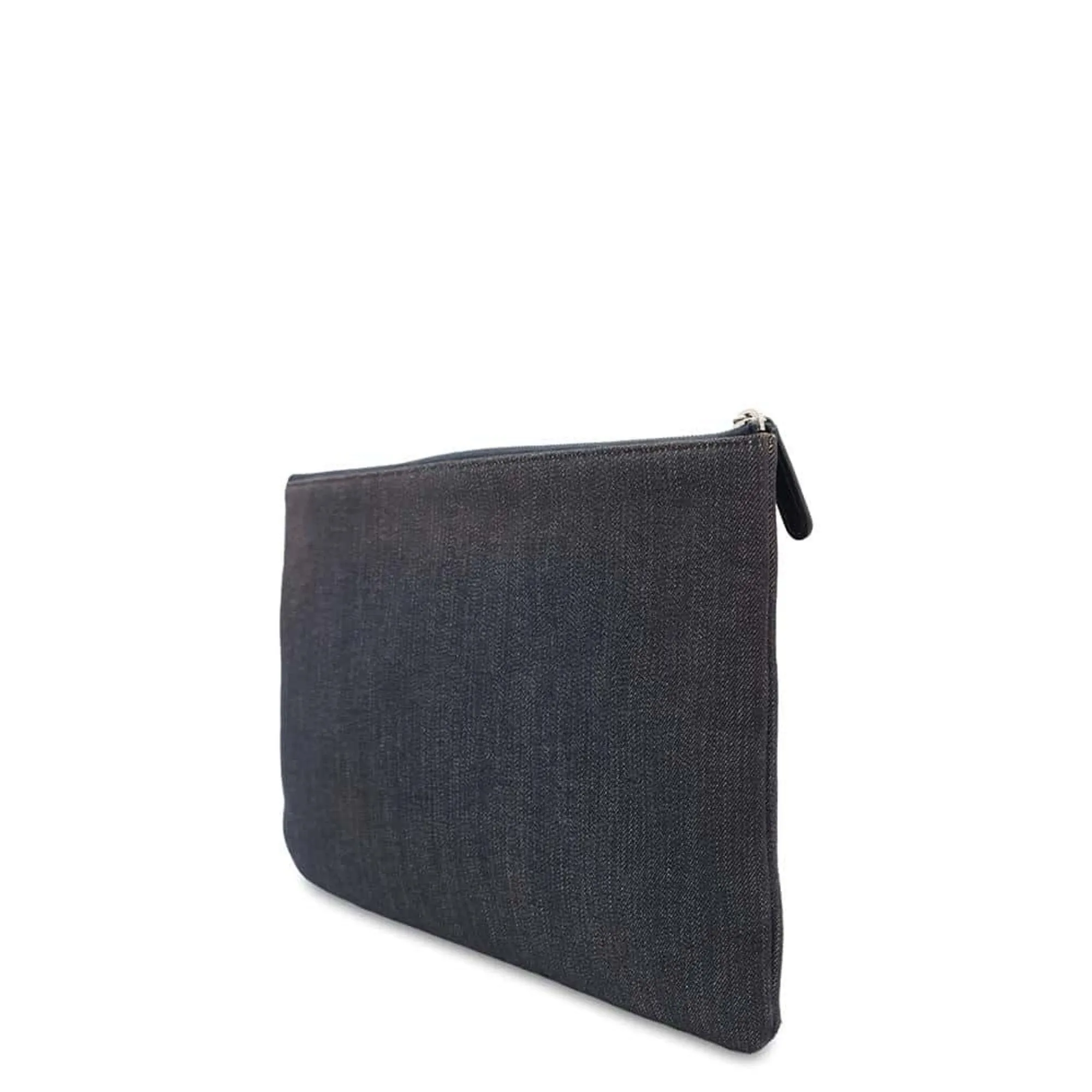 Chanel blue Navy blue Clutch Bag Pouch (Pre-Owned)