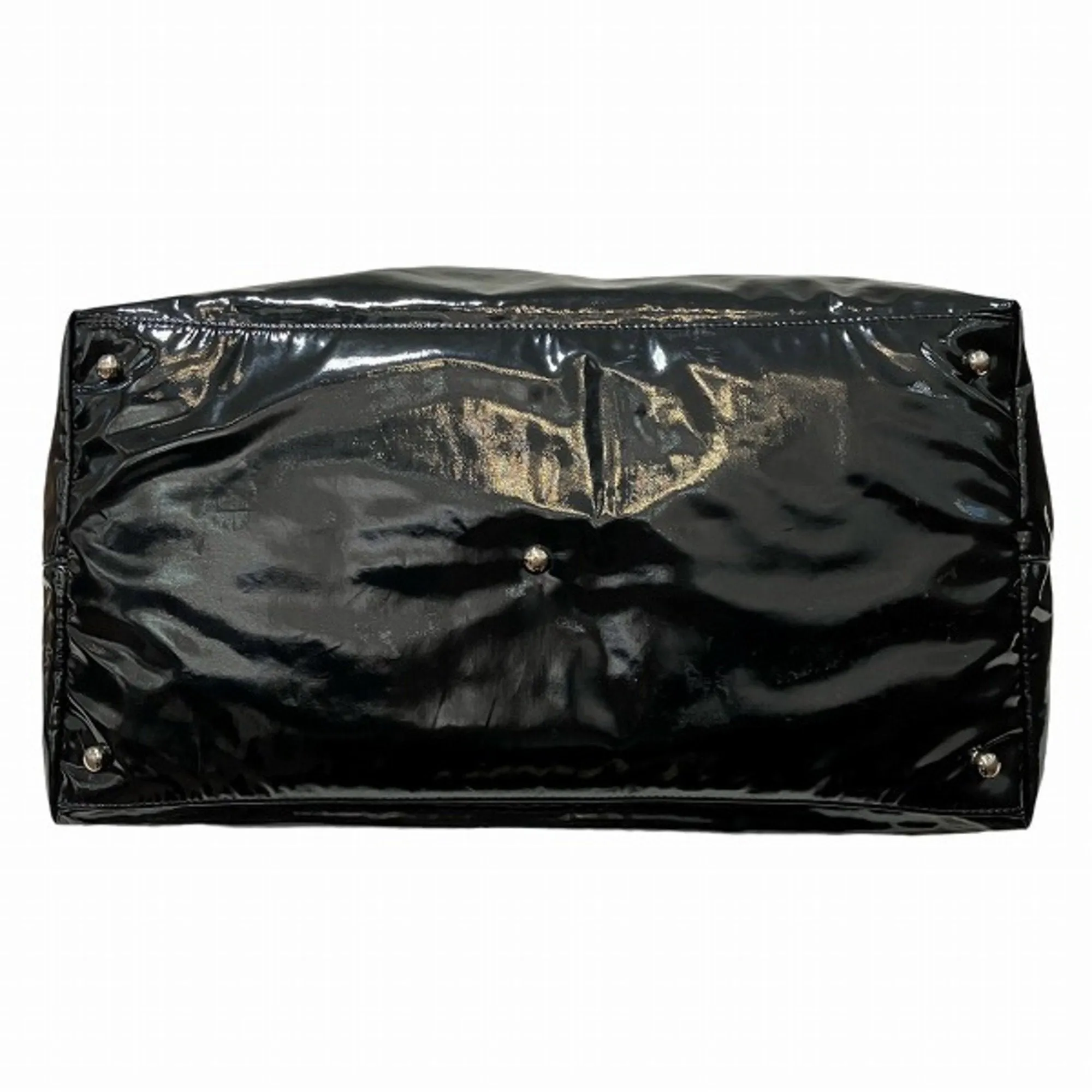 Chanel Cabas Patent Leather Tote Bag (Pre-Owned)