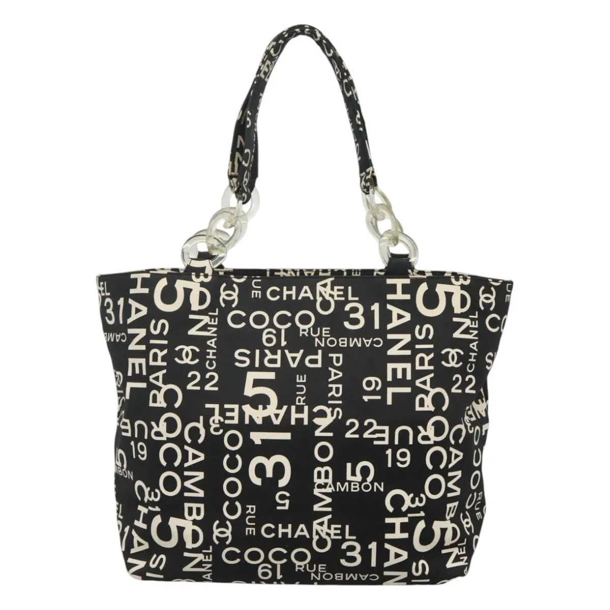Chanel Cambon Canvas Tote Bag (Pre-Owned)