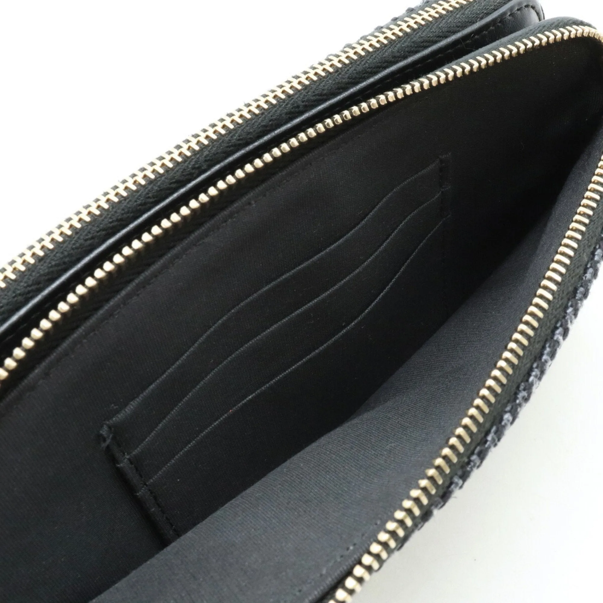 Chanel Canvas Clutch Bag Shoulder Bag (Pre-Owned)
