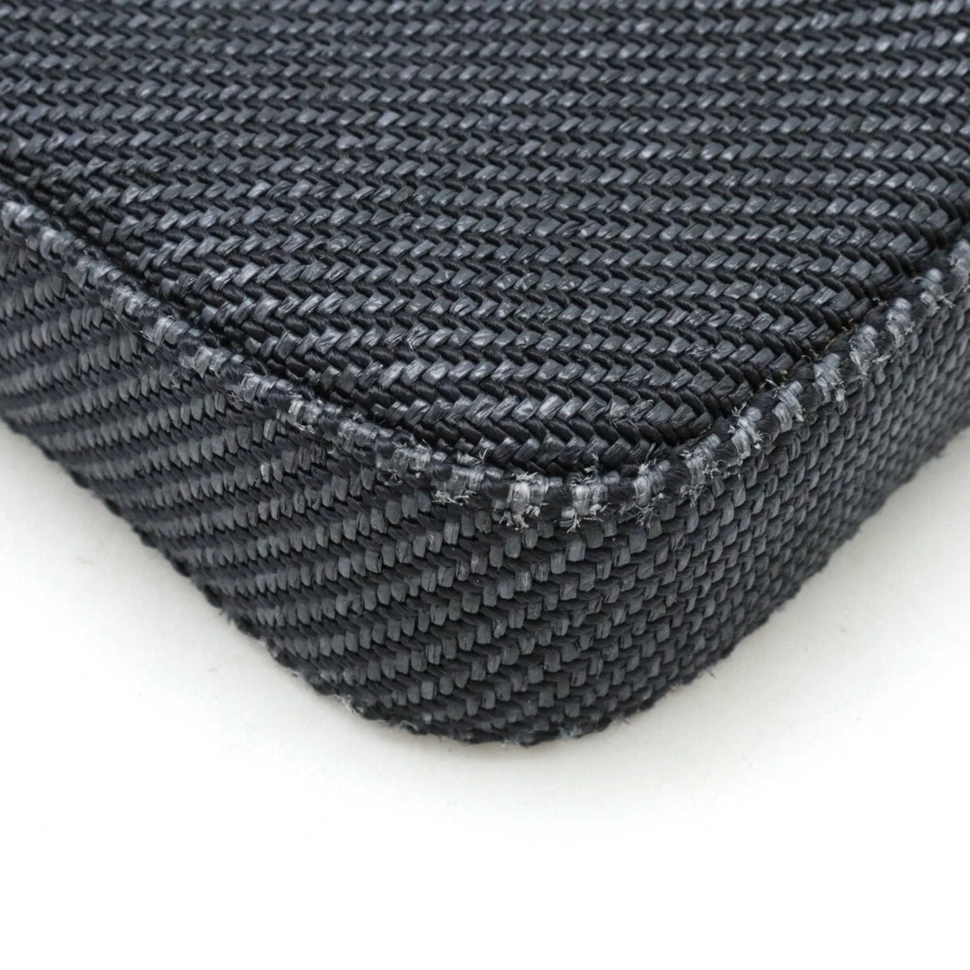Chanel Canvas Clutch Bag Shoulder Bag (Pre-Owned)