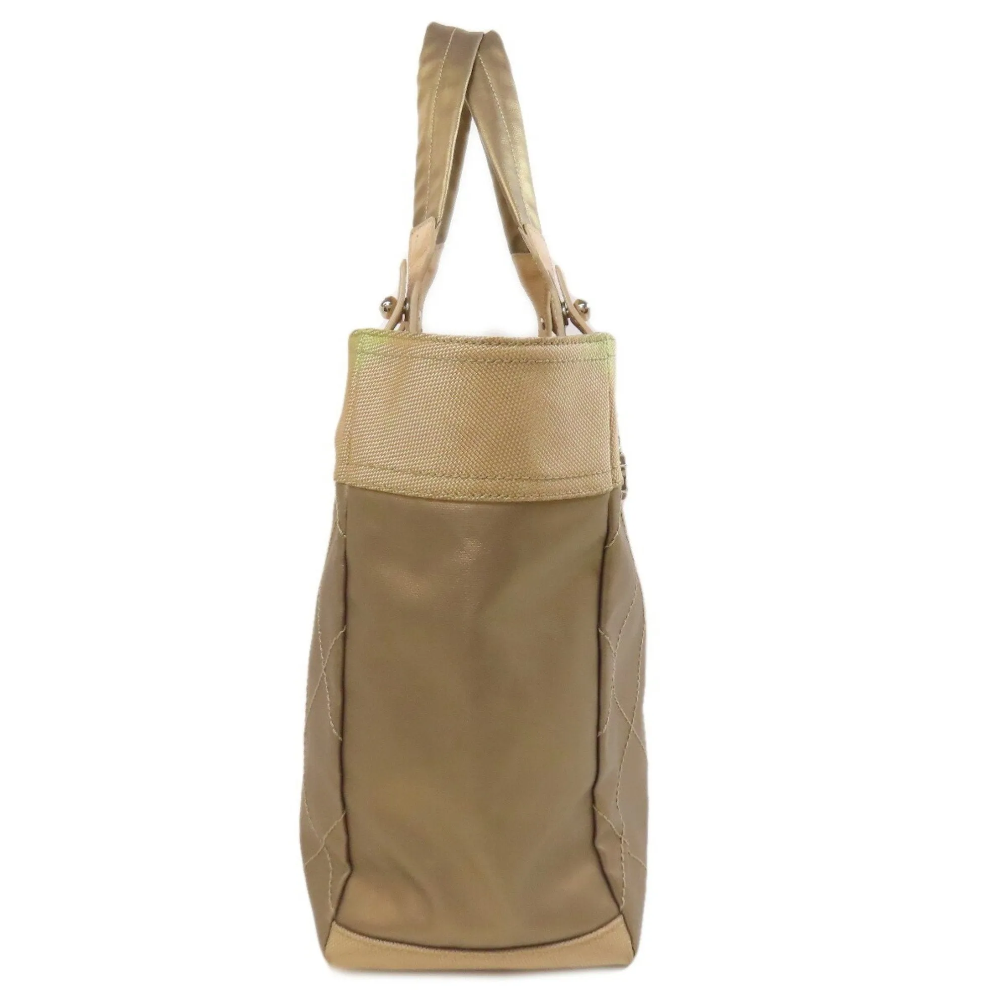 Chanel Canvas Leather Tote Bag (Pre-Owned)