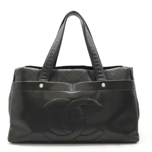 Chanel Caviar Leather Tote Bag (Pre-Owned)
