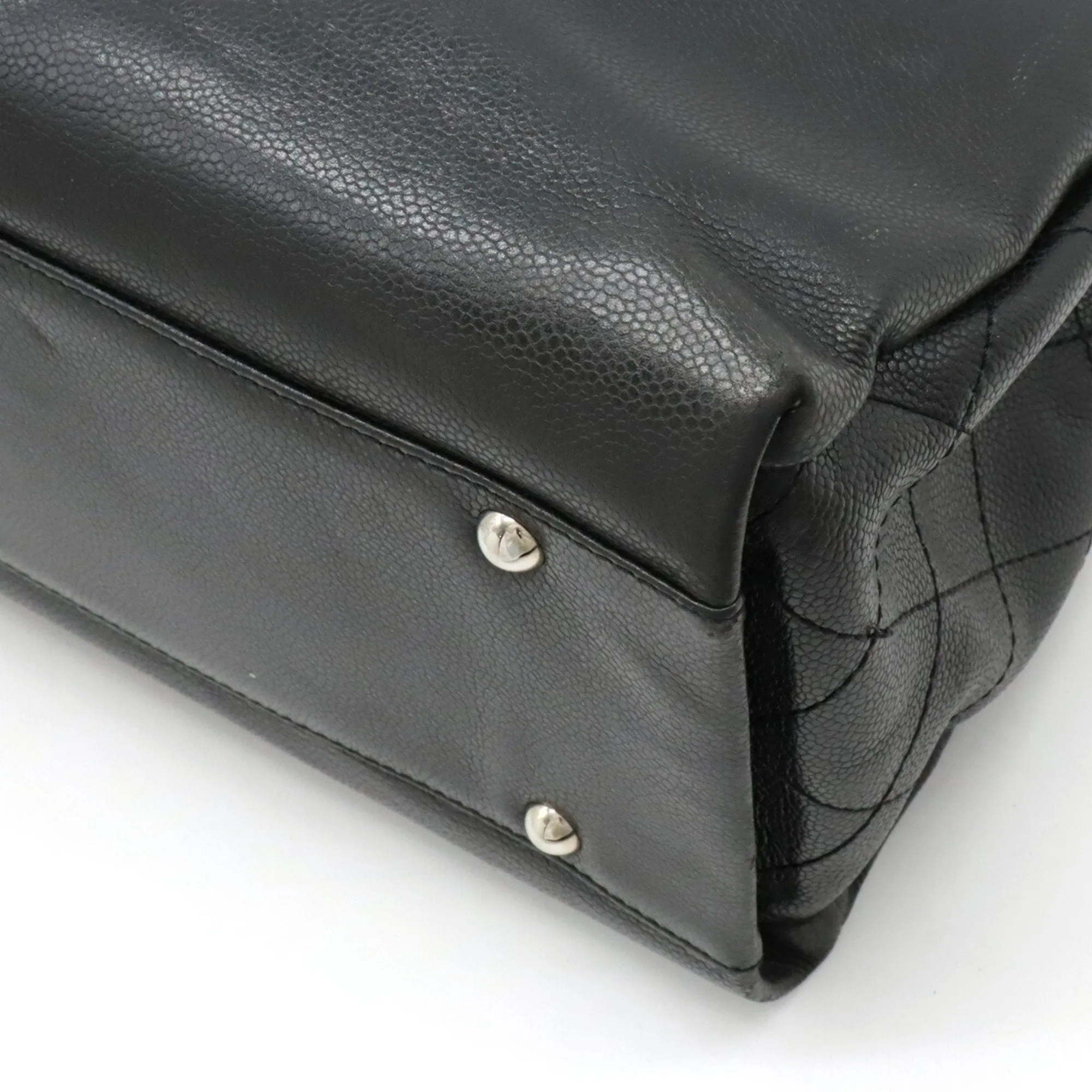 Chanel Caviar Leather Tote Bag (Pre-Owned)
