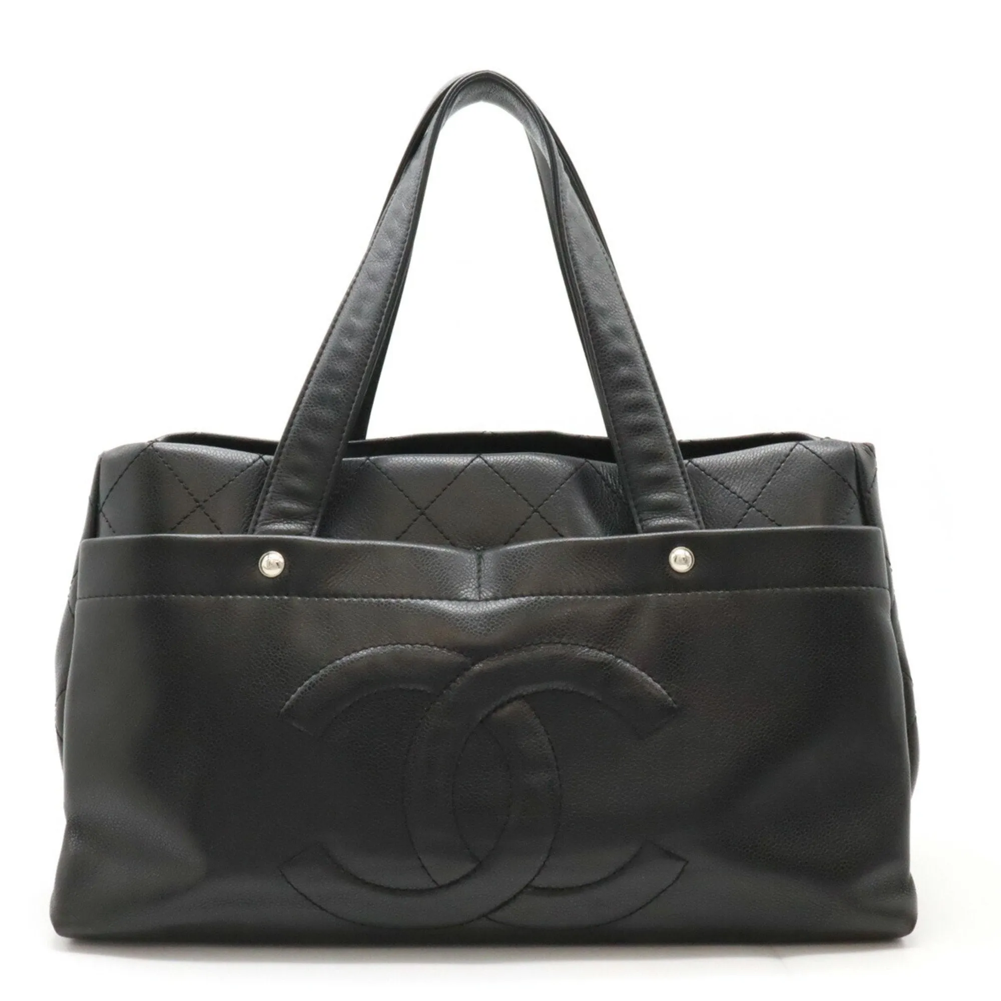 Chanel Caviar Leather Tote Bag (Pre-Owned)