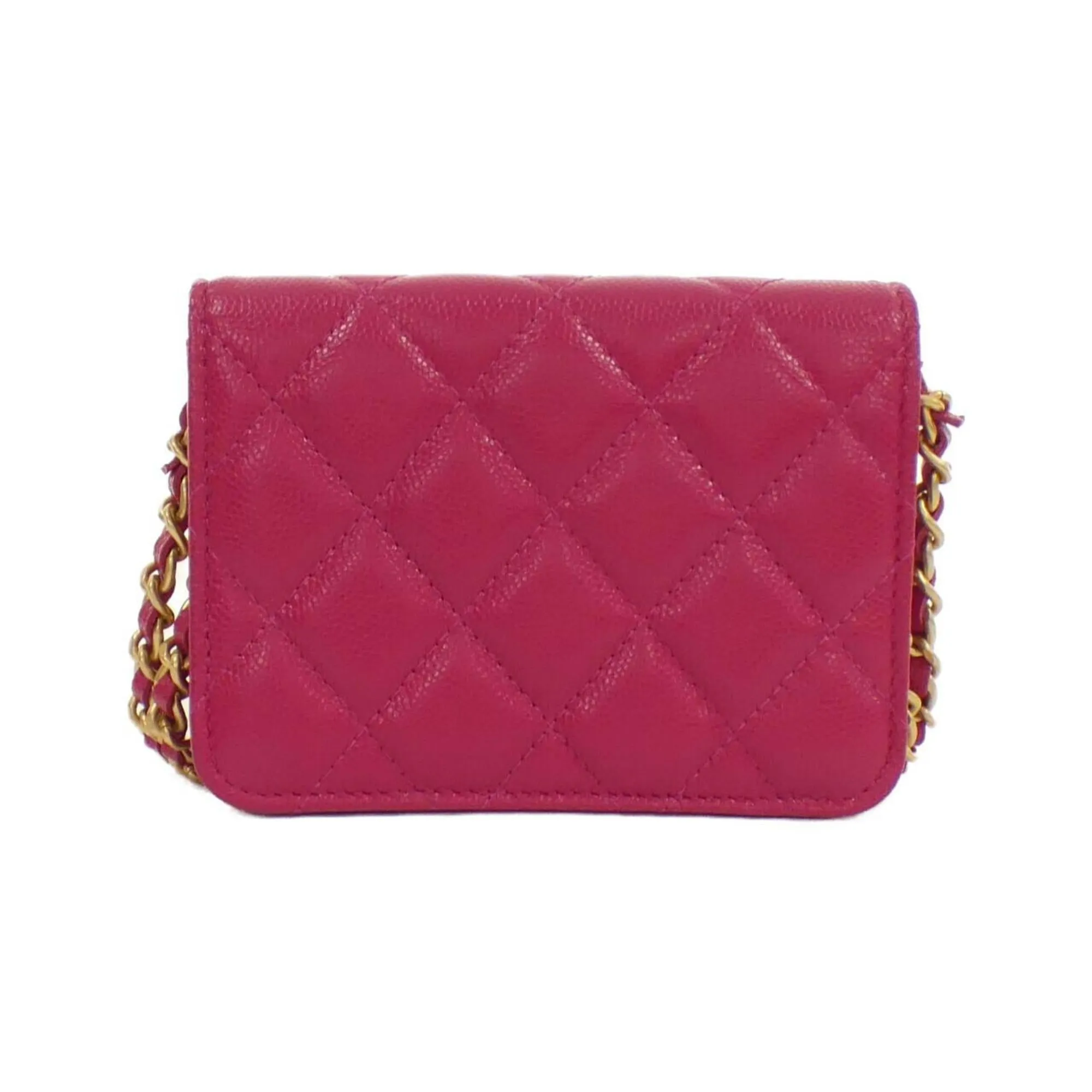 Chanel Grained Calfskin Clutch Bag Pouch (Pre-Owned)
