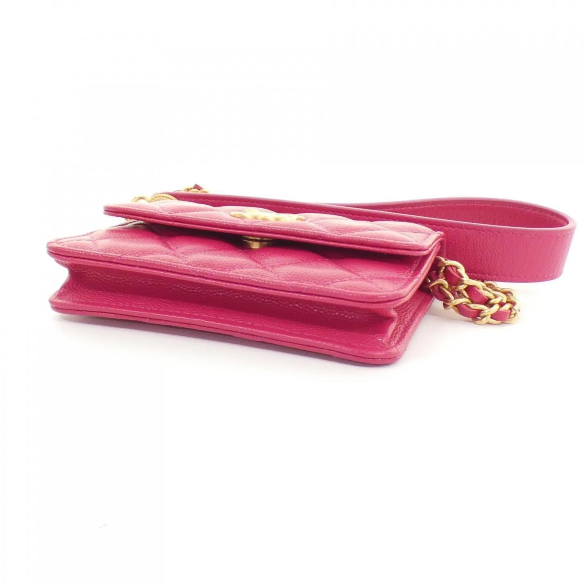 Chanel Grained Calfskin Clutch Bag Pouch (Pre-Owned)