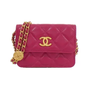 Chanel Grained Calfskin Clutch Bag Pouch (Pre-Owned)