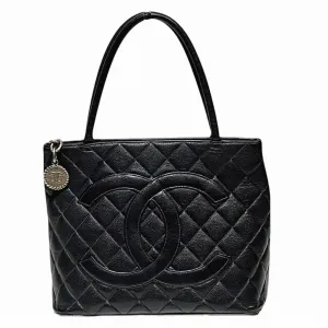 Chanel Grained Calfskin Handbag Tote Bag (Pre-Owned)