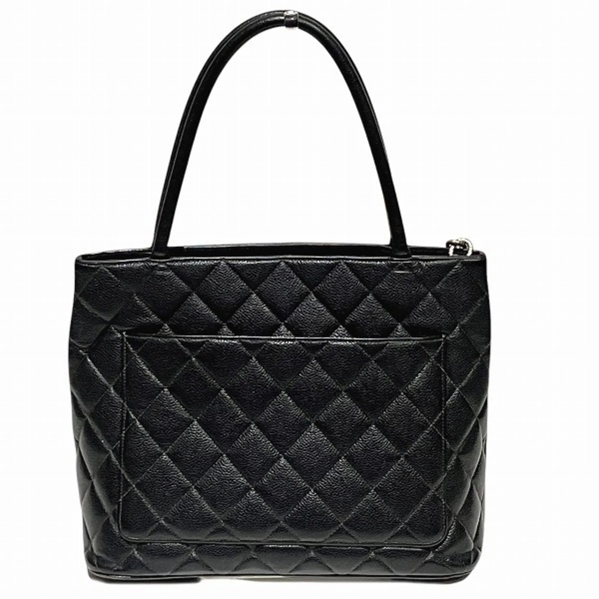 Chanel Grained Calfskin Handbag Tote Bag (Pre-Owned)