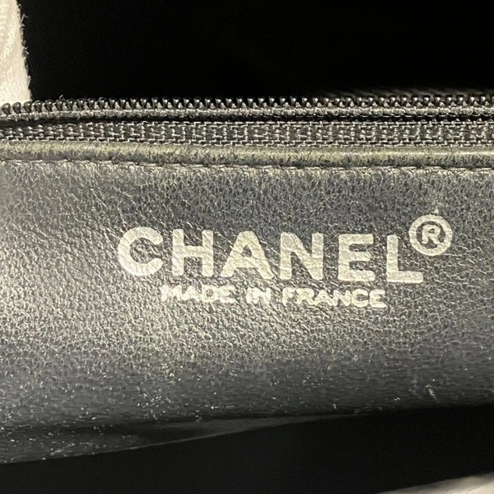 Chanel Grained Calfskin Handbag Tote Bag (Pre-Owned)